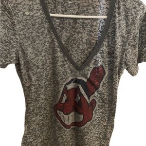 Nike Cleveland Indians Women’s sheer top. Size medium